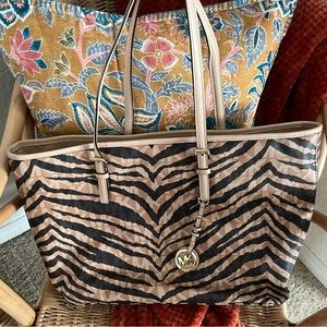 Michael Kors Zebra Print Tote